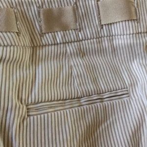 INC Gorgeous Ankle Pants Ribbon-trimmed Stripe